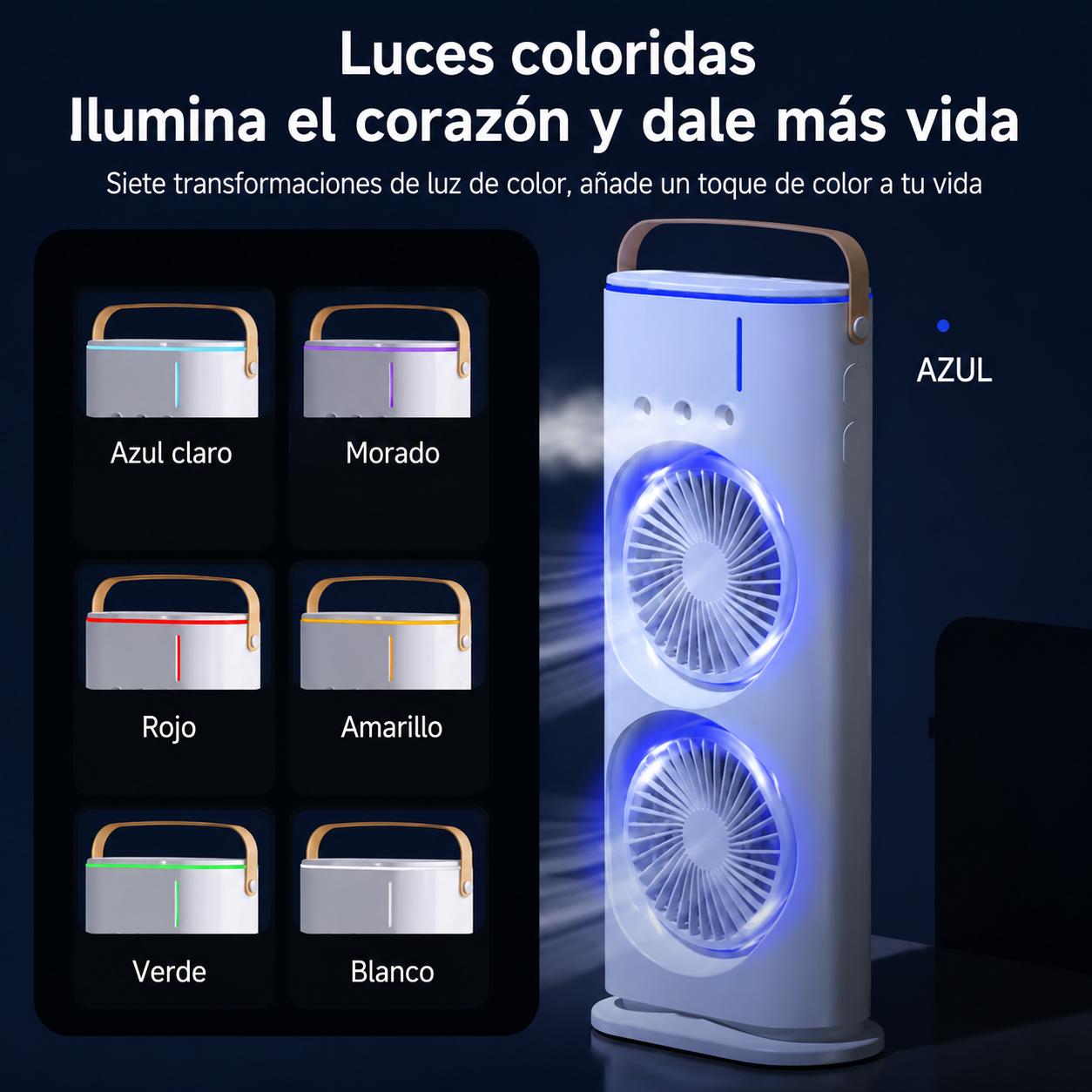 Aire acondicionado evaporativo portátil